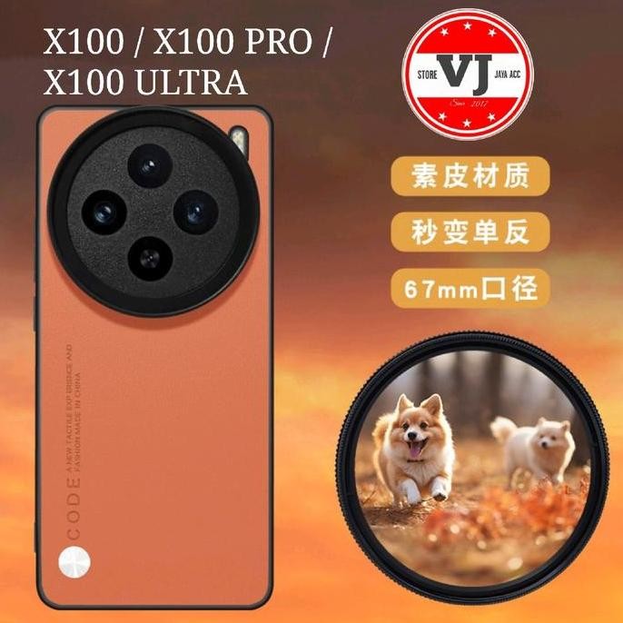 Stok Terbatas Case Vivo X100 / X100 Pro / X100 Ultra With Lensa Photography