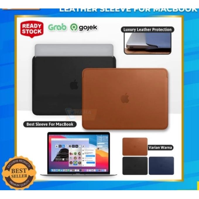 ASLI TAS SLEEVE LEATHER APPLE MACBOOK AIR PRO RETINA 13 INCH TOUCH BAR
