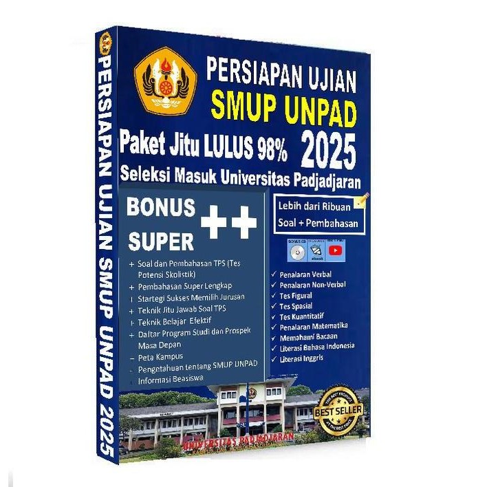 BUKU PERSIAPAN DAN PANDUAN SMUP UNPAD 2025 murah