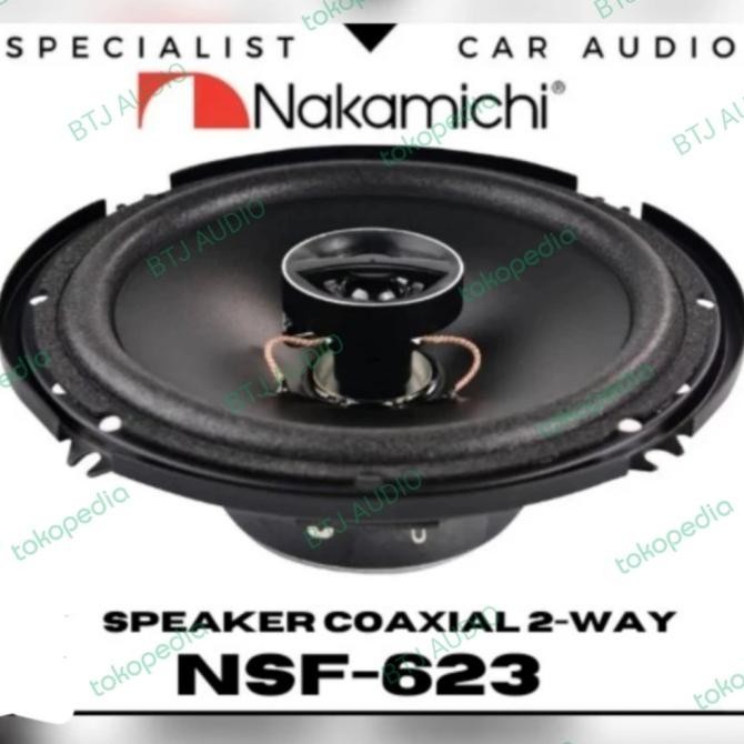 SPEAKER MOBIL COAXIAL NAKAMICHI NSE-1617 MODEL 4 WAY (BARANG ORIGINAL)