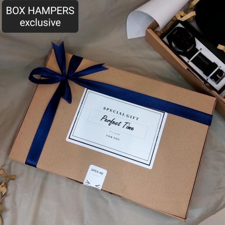 Hampers Gift Box Cewek / Wanita Exclusive Untuk Kado / Hadiah Isi Jam Tangan || Tas || Dompet Dll