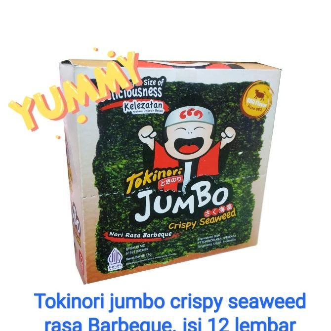 

tokinori jumbo crispy seaweed nori | rumput laut nUg
