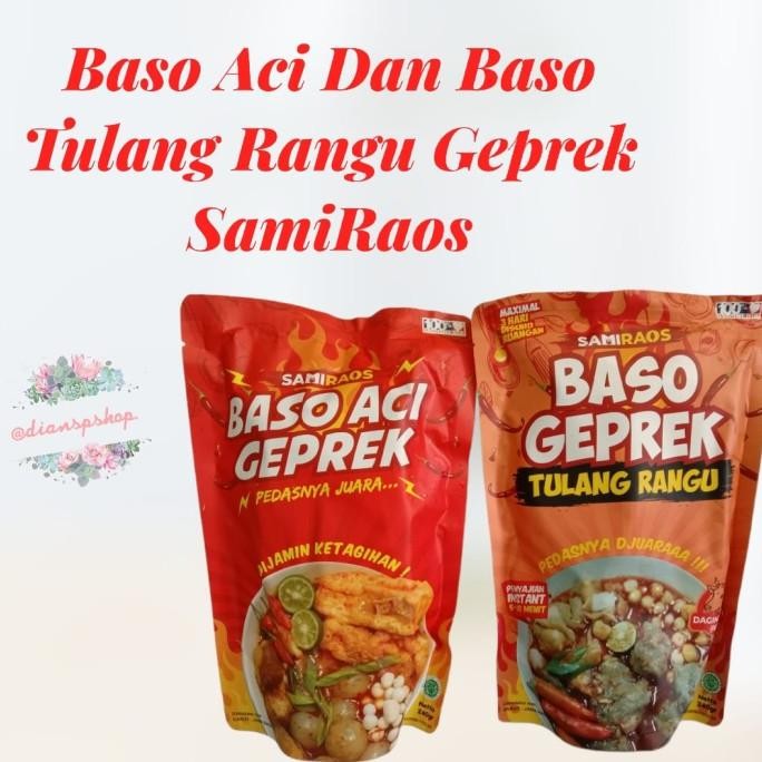 

Baso aci Geprek Djuara dan Tulang Rangu Sami Raos nUg