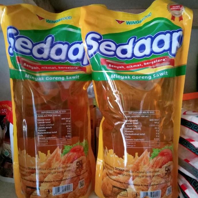 

Minyak goreng sedap kemasan 1 L nUg