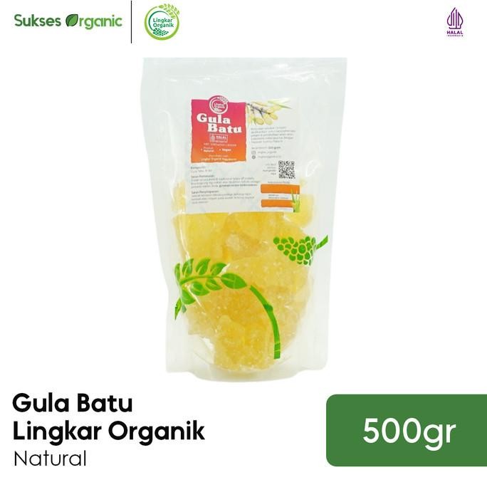 

Gula Batu Natural | Lingkar Organik | 500gr nUg