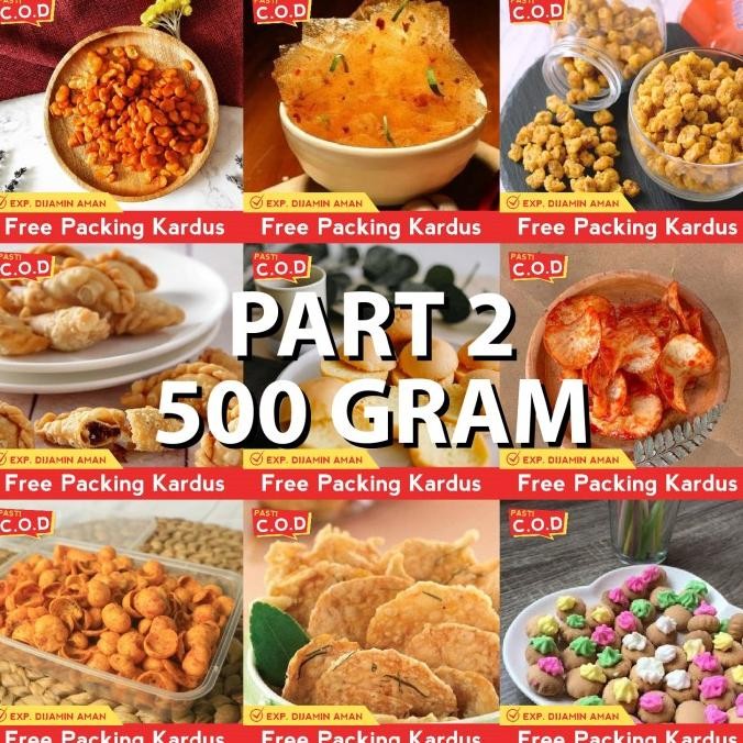 

snack kiloan SERBA 500 gram makanan ringan PEDAS MANIS GURIH ASIN nUg