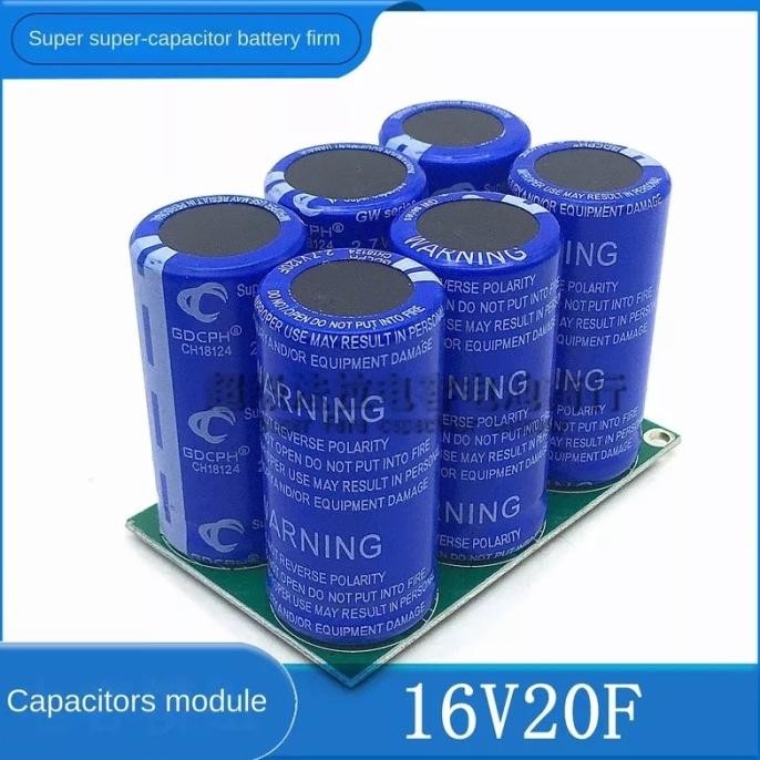 Super Capasitor 16V 20 Farad, 6Pcs/Set 2.7V 120F Super Farad Capacitor New Stok