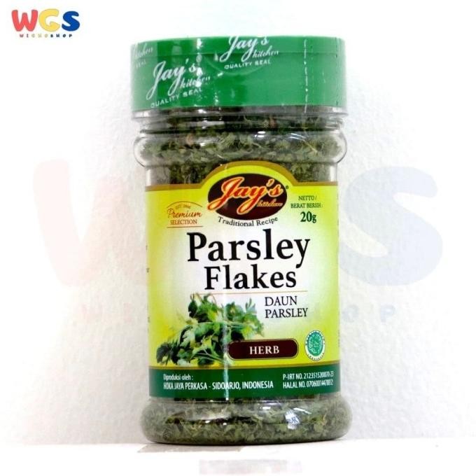 

Jays Parsley Flakes Daun Parsley Herbal 20 gr nUg