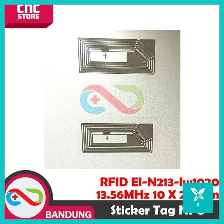 

| CNS | RFID EL-N213-IW1020 NFC STICKER KECIL LABEL TAG COMPATIBLE NTAG213