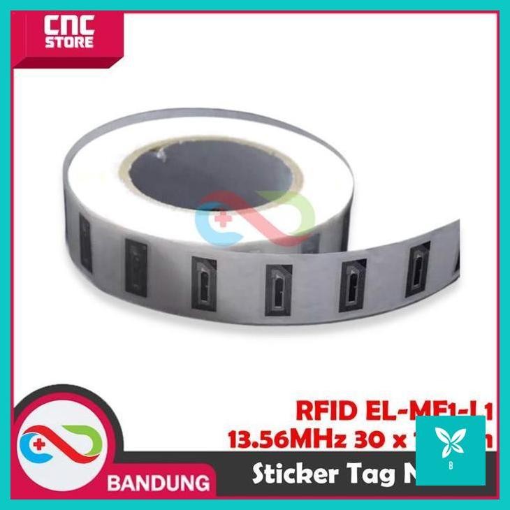 

| CNS | RFID EL-MF1-L1 13.56 MHZ 1K LABEL STICKER TAG NFC RC522 STIKER F08