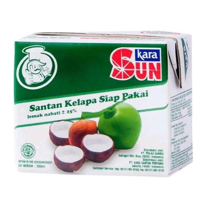 

Sun Kara Santan Kelapa 200 ml nUg