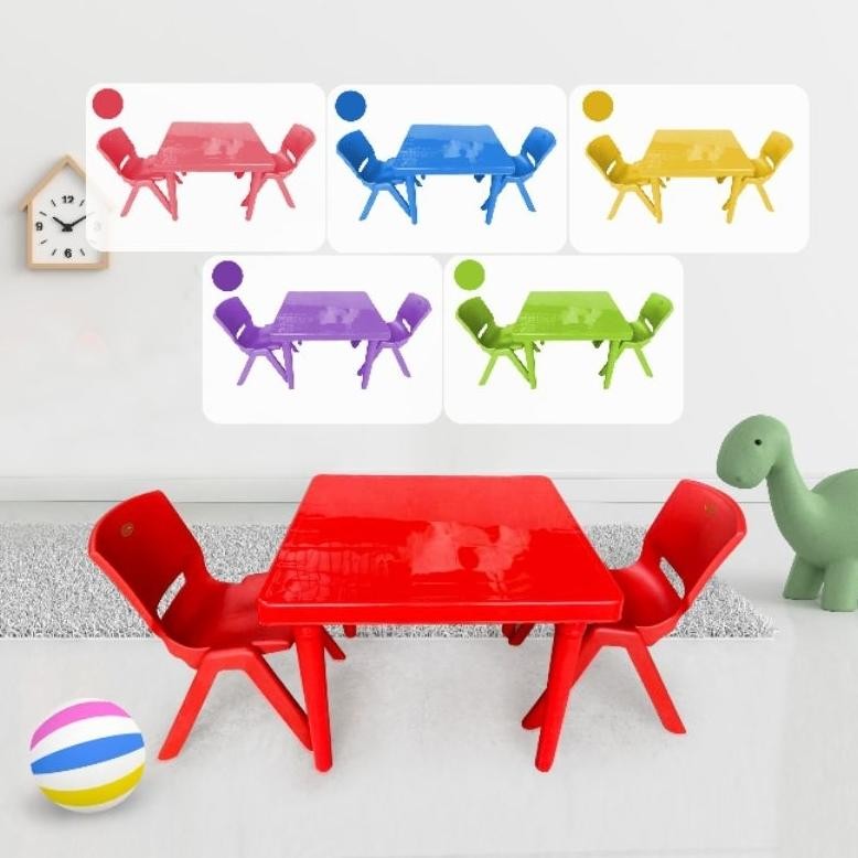 

MEJA KURSI ANAK SET PLASTIK TAIWAN WARNA BERAGAM