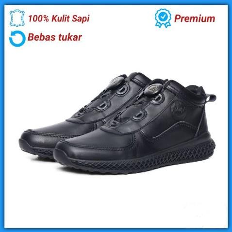 Sepatu Boots Pria Tali Putar Boa Parabellum Pdh Pdl Dinas Polri Tni