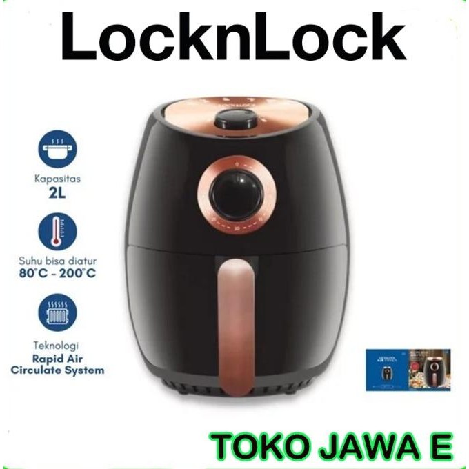 AIR FRYER LockNLock/Lock N Lock/LOCK & LOCK EJF126BMNC - 2 Liter