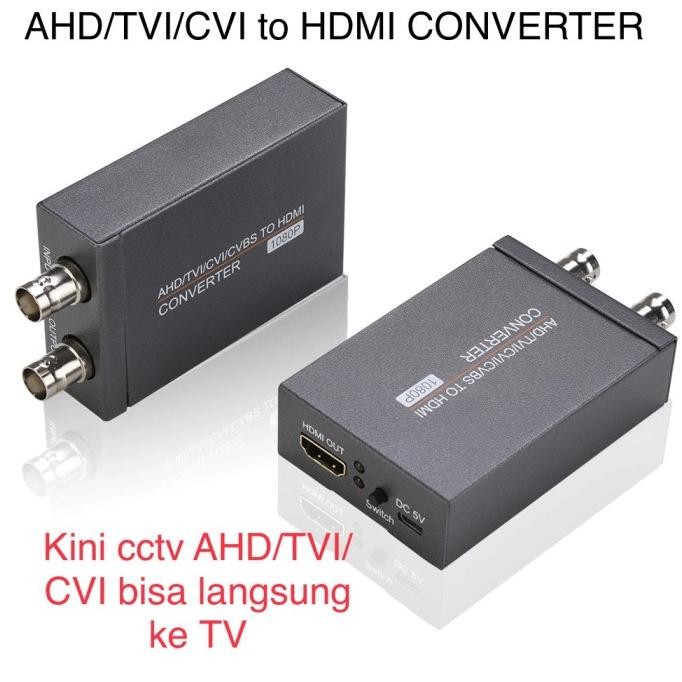 AHD/TVI/CVI CCTV to HDMI Converter / 4K HDMI to AHD/CVI/TVI - support