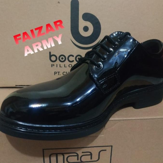 TERBARU,SEPATU PDH TNI/SEPATU PDH MENGKILAP/SEPATU PDH JATAH TNI