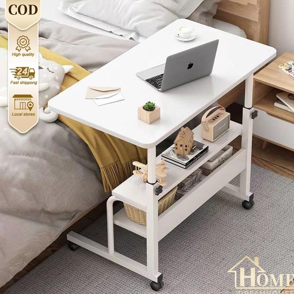 

COD MEJA LAPTOP PORTABLE DENGAN RODA BED SIDE TABLE MEJA BELAJAR MEJA KOMPUTER MEJA KERJA SERBAGUNA ADJUSTABLE MEJA LAPTOP MEJA SERBAGUNA LAPTOP