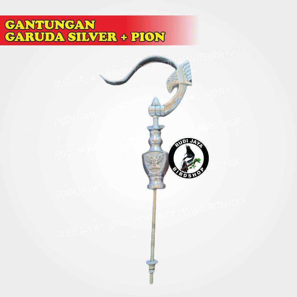 fsd-34 fgk-24 GANTUNGAN LIPAT BURUNG GARUDA SILVER GOLD REPLIKA RAJA RADJA LENGKAP PION RAJAWALI UNT