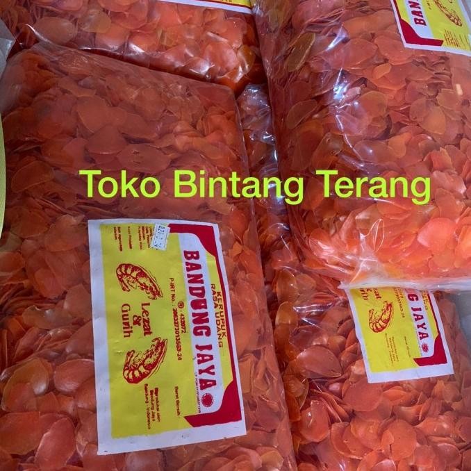 

Murah Kerupuk Krupuk Mentah Rasa Bawang Srikandi Merah Oren 1 Bal Ball 5 Kg