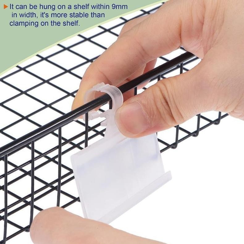 

20Pcs Price Tag Holder Label Harga Mika Price Label Holder Tag Harga Label Display Harga