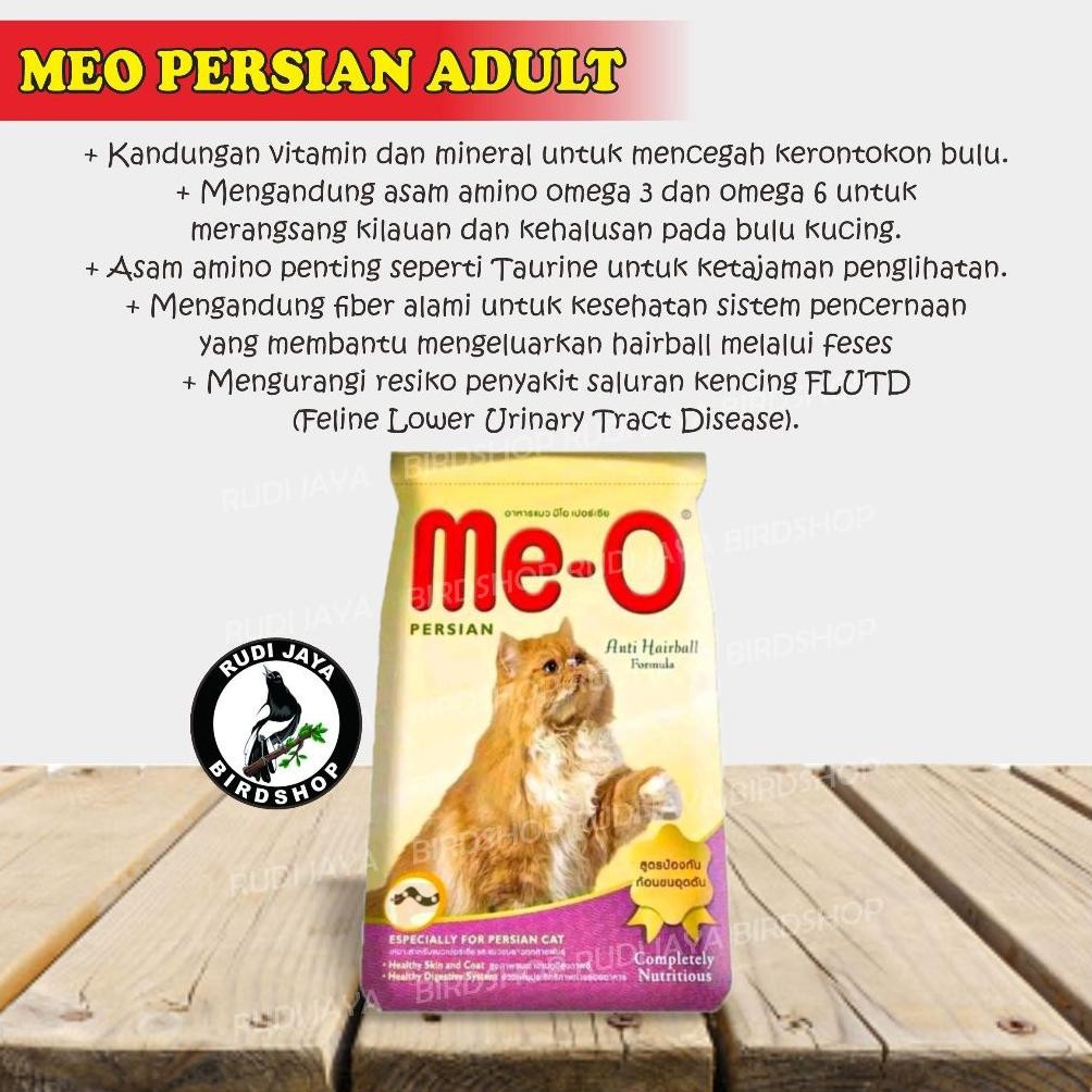 hjg-7 LNB-1217 MEO ME-O PERSIAN ADULT 400GRAM CAT FOOD DRY PAKAN MAKANAN KUCING JENIS PERSIAN DEWASA