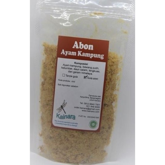 

Murah Kainara Sehat-Abon Ayam Kampung (Manis)