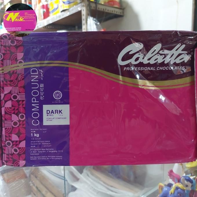 

colatta compound dark 1kg coklat khusus gojek dan grab liquid