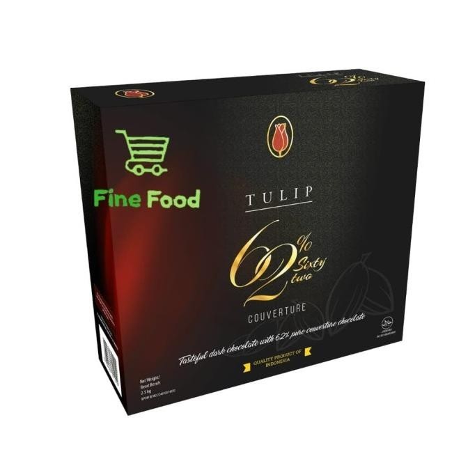 

TULIP Couverture Dark 62% - Dark Coklat TULIP 62% liquid