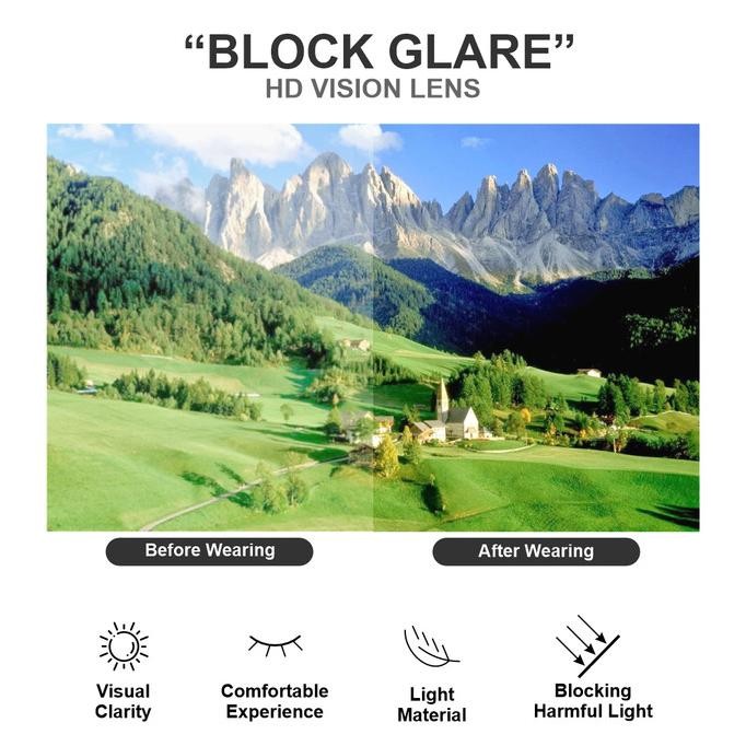 Murah Eyekan Sunglasses Lipat Kacamata Hitam Portable Bisa Minus Sl 125