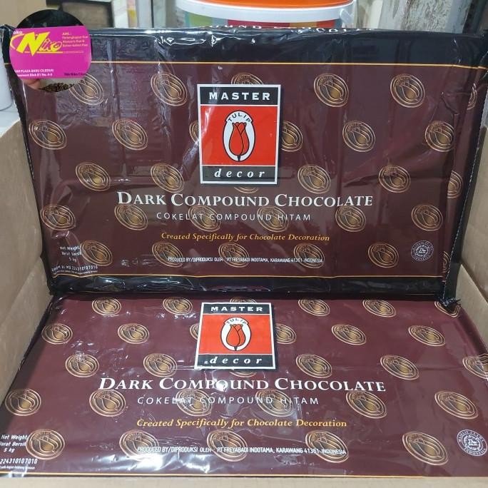 

tulip dark chocolate compound decor 1kg khusus gojek dan grab liquid