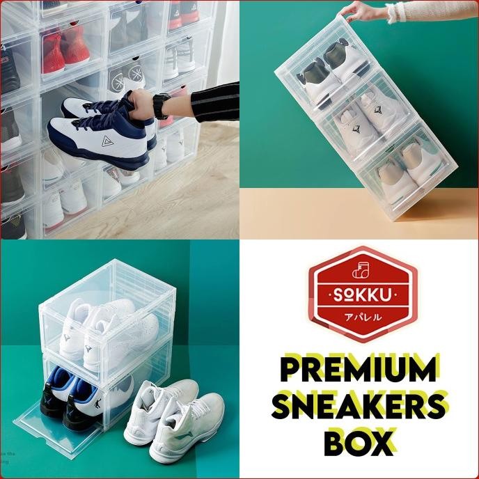 Kotak Sepatu Premium Sneakers Box Display Shoe Box Adidas Nike Jordan