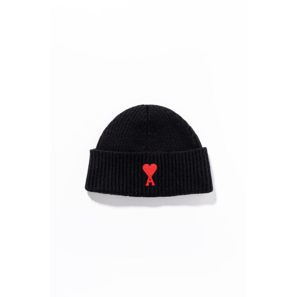 Sale Ami Paris Big Red Ami De Coeur Beanie