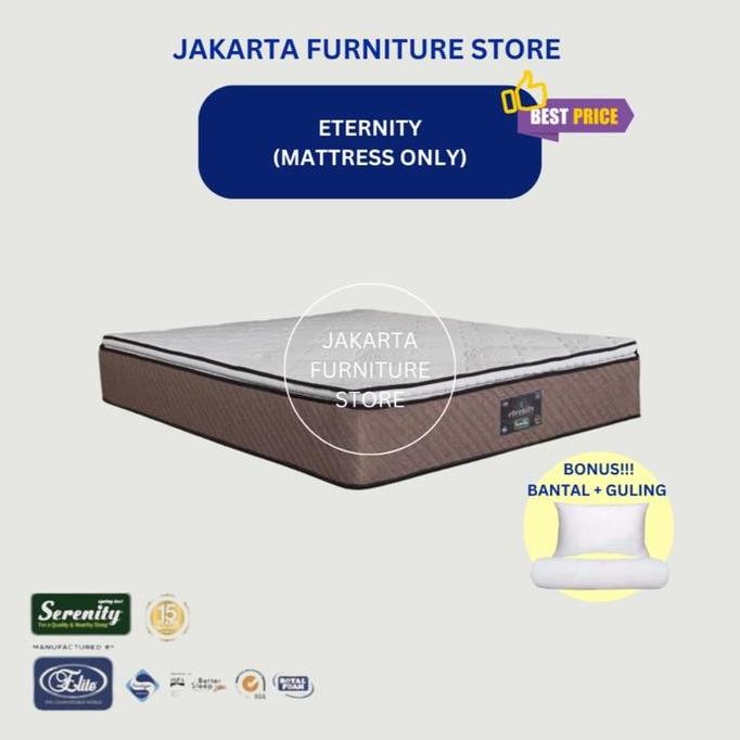 Promo Spring Bed Elite Serenity Eternity Uk. 120x200 (Mattres Only)