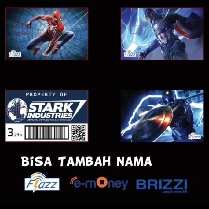 TERSEDIA kartu Flazz bca gen 2 saldo 0 gambar marvel