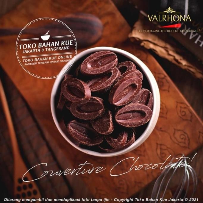 

Valrhona Guanaja 70% Dark Chocolate 100gr Couverture Coklat Coin Pahit liquid