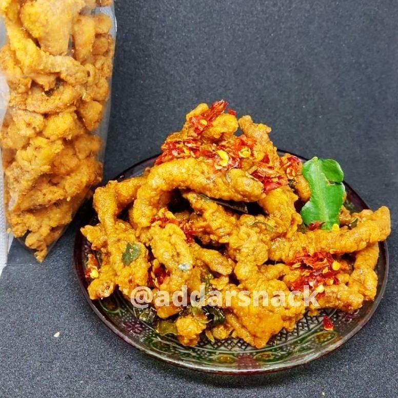 

HJ usus ayam crispy pedas daun jeruk 500g