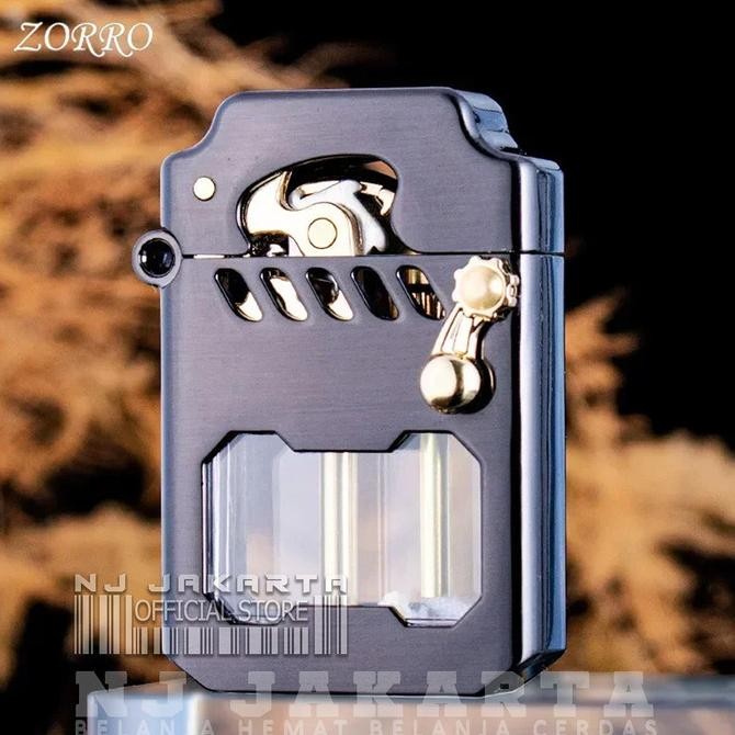 KOREK ZORO KEROSENE LIGHTER CYBER MECHA TRANSPARENT CLASSIC TORRENS TIDE MEN / KOREK API ZORRO ORIGI