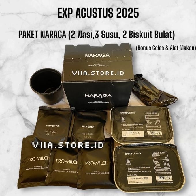 

Ransum Tni Naraga/ Eprokal Plus 1 Paket Lebih Murah Exp Agustus 2025 Terbaru