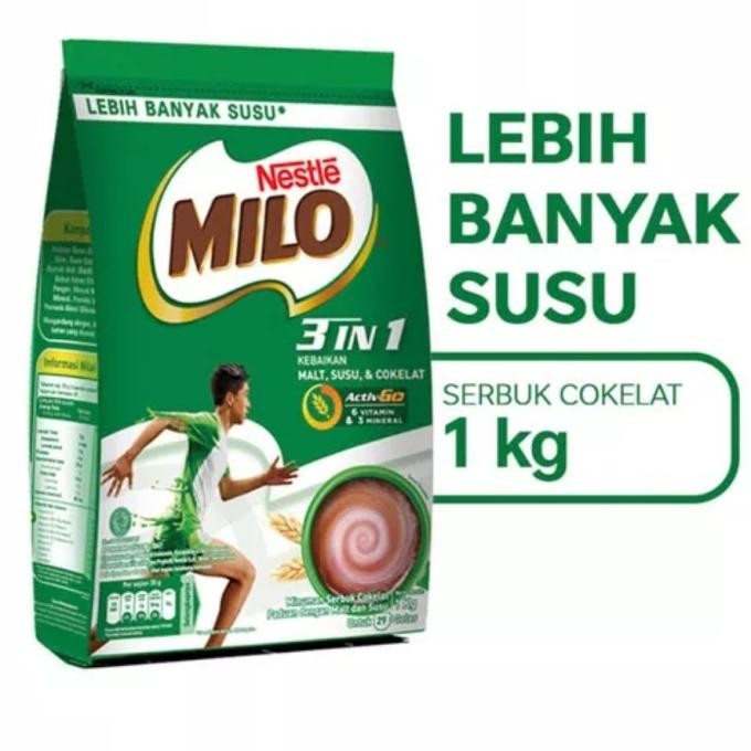 

Milo 3 In 1 Ukuran 1Kg Terbaru