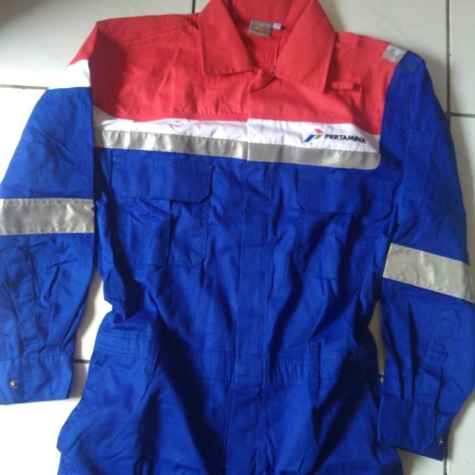 werpak pertamina/coverall bahan cotton defender ultra