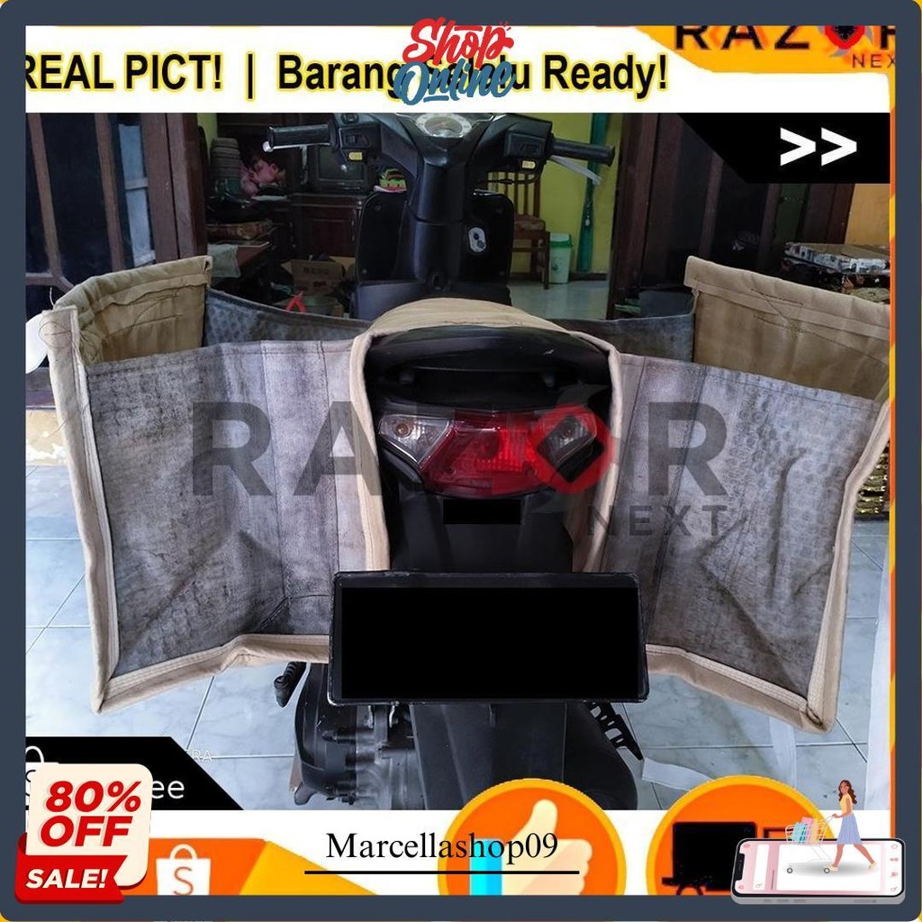 Tas Kurir | Tas Motor | Tas Obrok | Tas Ronjot | Kain Zhip Halus Awet Tebal Ukuran 75 X 55 X 35 Cm G