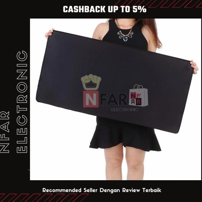 Ready Mouse pad Gaming XL Besar Mousepad Polos Hitam Mouse Alas Mouse Besar