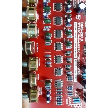 JH8 DMS207 KIT TONE CONTROL STEREO DMS-207 TANPA PANEL.ECHO
