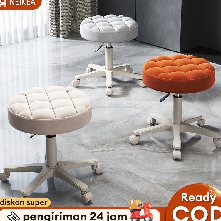 Kursi Hidrolik Kursi Salon Kursi Putar Kursi Facial  Kursi Bulat Roda Kursi Lab