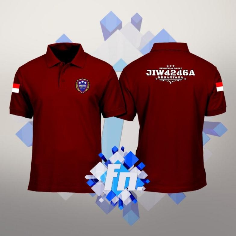 Kaos Polo Shirt Pendek Jiwaraga Nusantara Jiw4246A Indonesian -Jrg