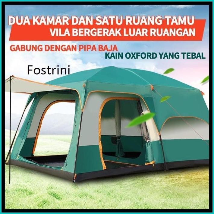MBK- TENDA CAMPING 4-6 ORANG/PORTABLE WATERPROOF CAMPING TENT/TENDA BERKEMAH GUNUNG