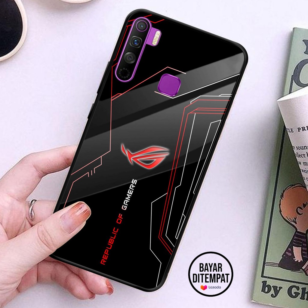 Markas Kesing - Case Infinix S5 / S5 LITE - Casing Infinix S5 / S5 LITE - MK04 - Fashion Case ROG - 