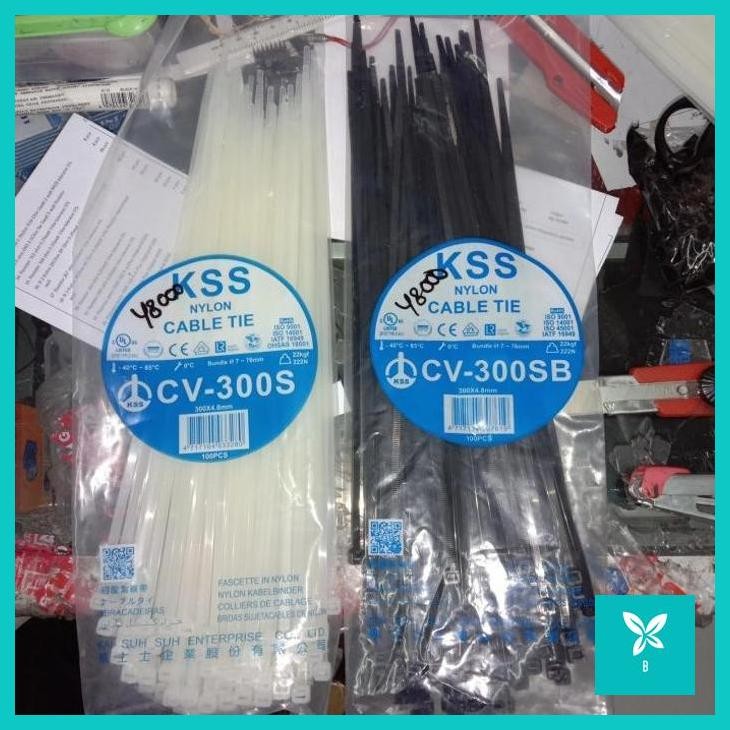 

| PC | KABEL TIES 30CM CV-300S CV-300SB CABLE TIE NYLON