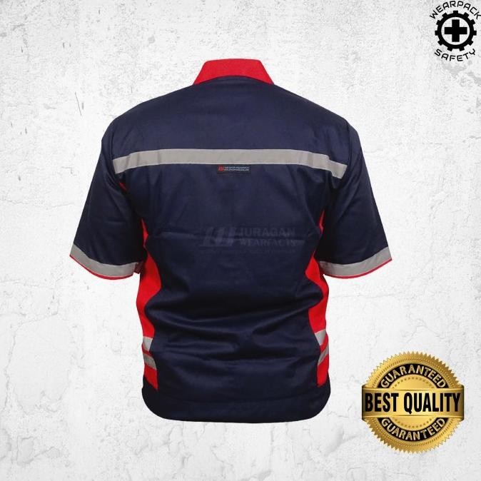 Wearpack Kerja Lengan Pendek Merk Juragan Wearpack