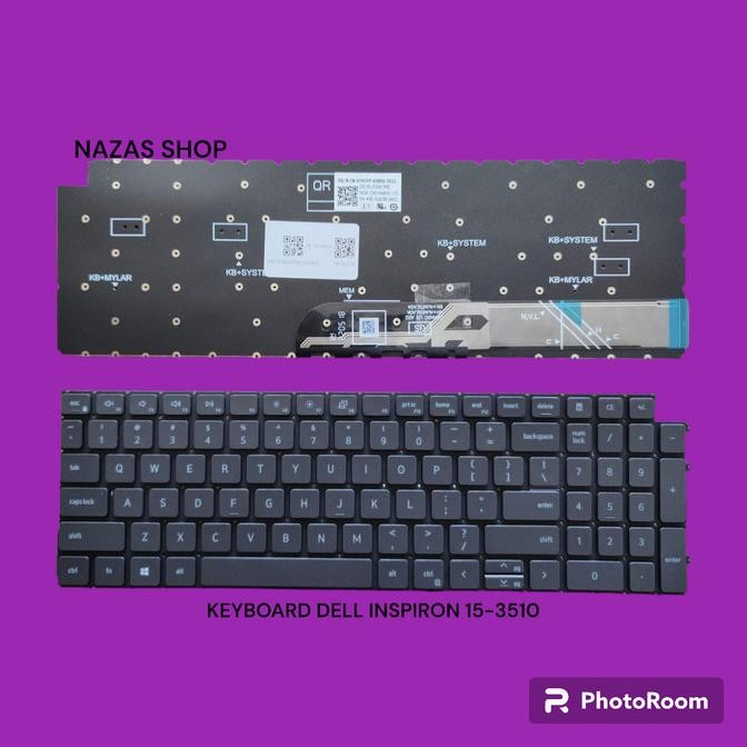 Keyboard Dell Inspiron 15-3510 3511 Latitude 3520 Vostro 3510 3520 New Stok